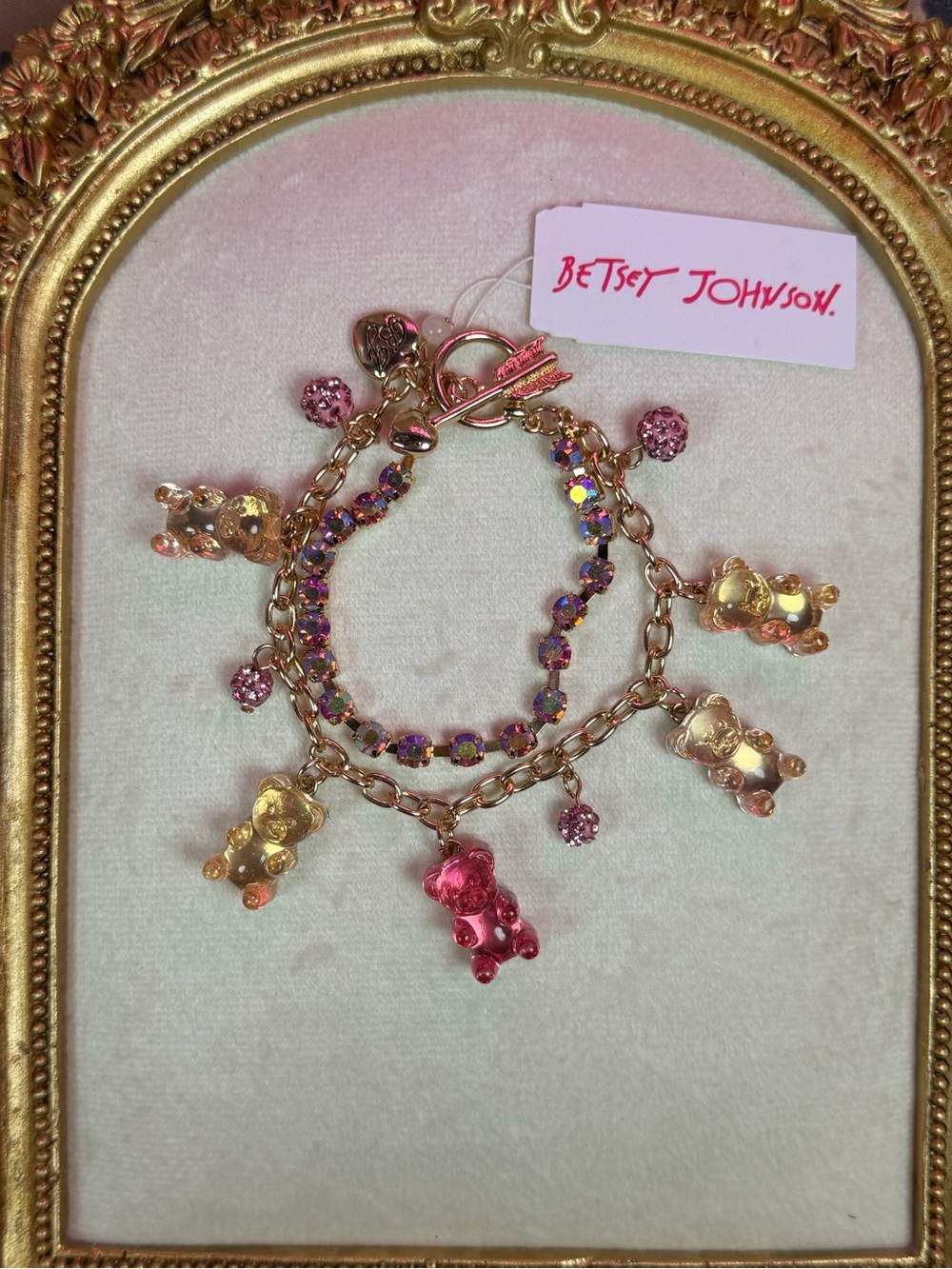 Betsey Johnson Gummy Bear Charm Bracelet NWT $58